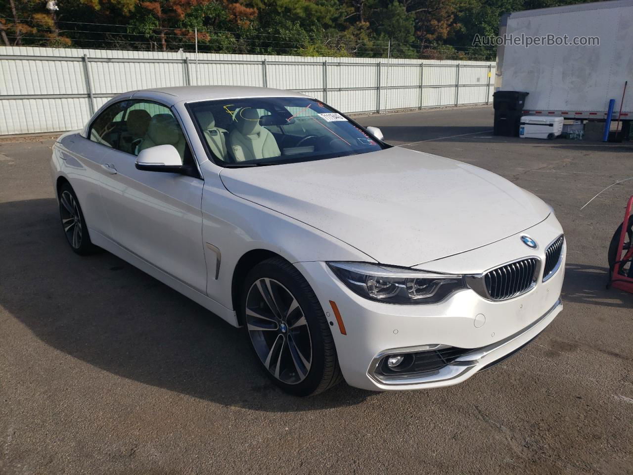 2020 Bmw 430xi  White vin: WBA4Z3C08L5N78694