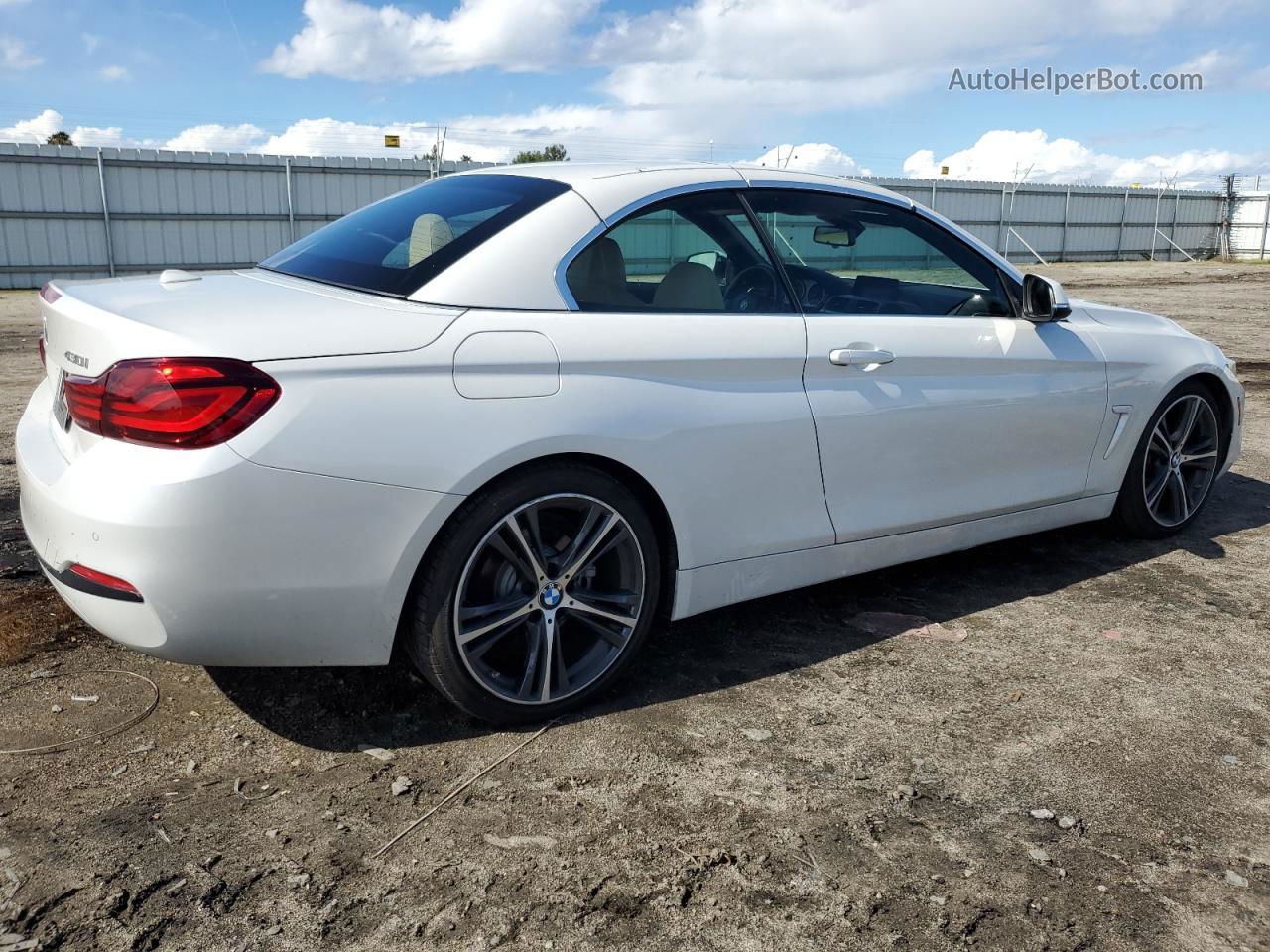 2020 Bmw 430xi  White vin: WBA4Z3C09L5P10992