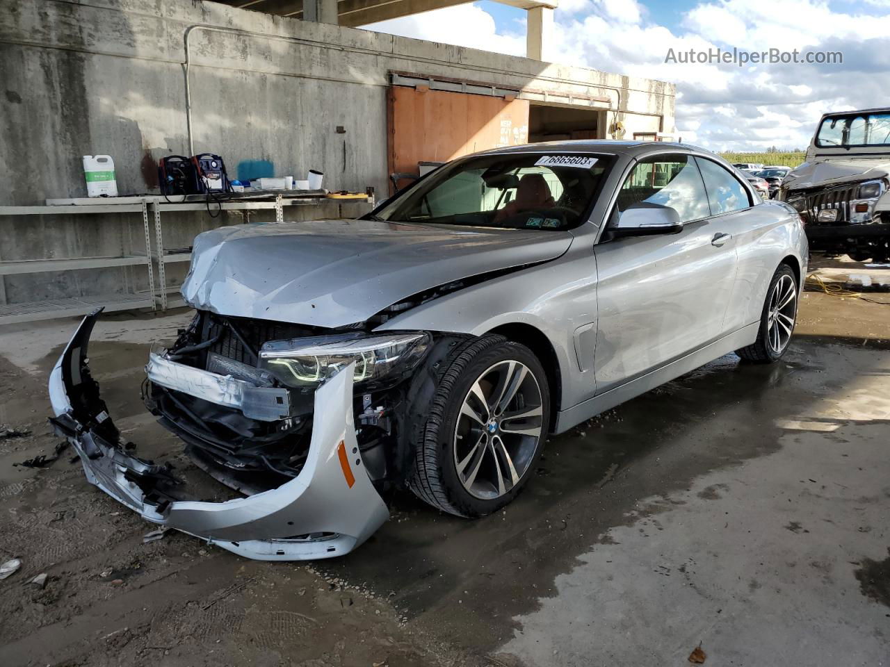 2020 Bmw 430xi  Silver vin: WBA4Z3C09L5R88985