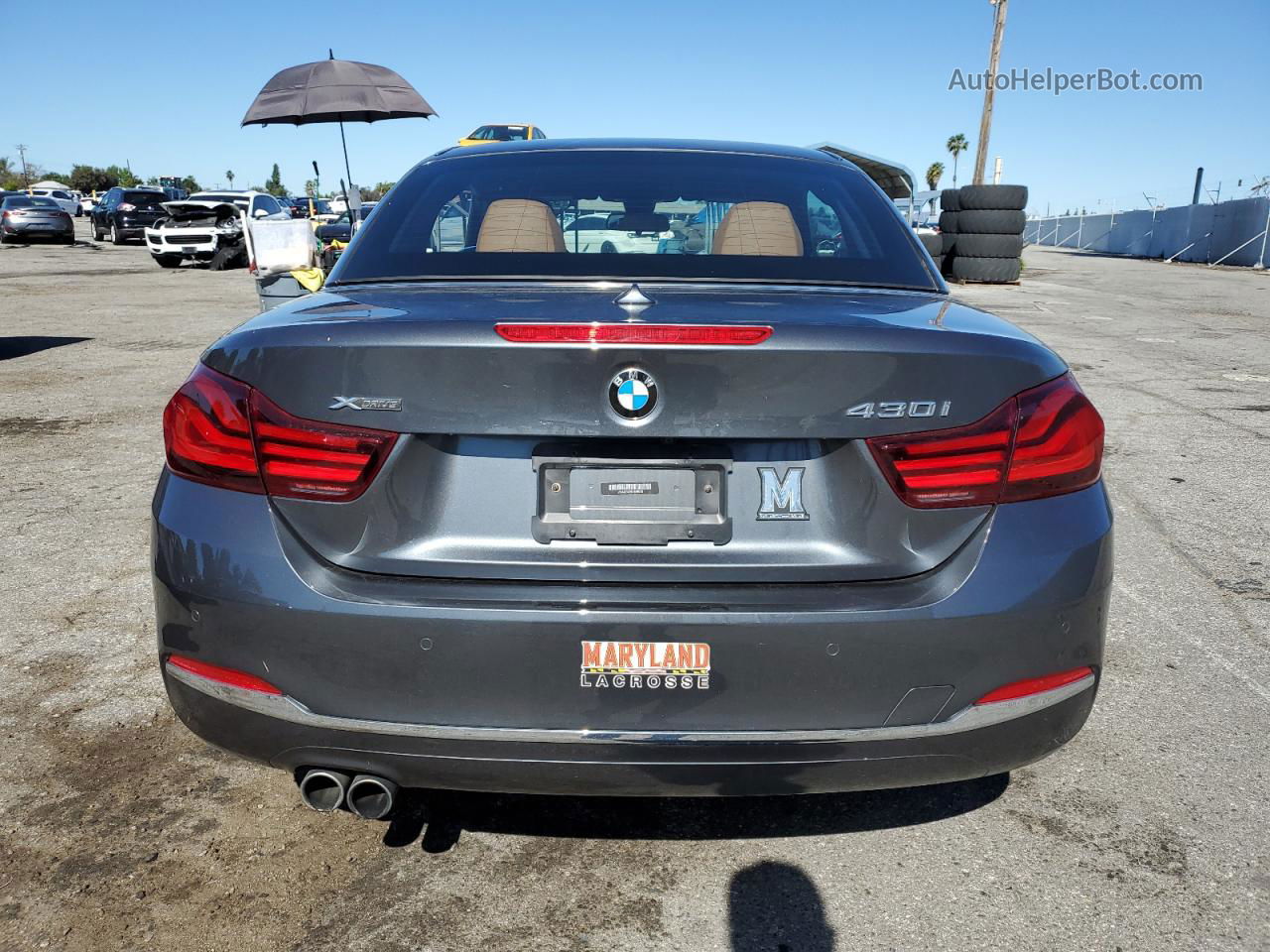 2020 Bmw 430xi  Gray vin: WBA4Z3C09LEN89753