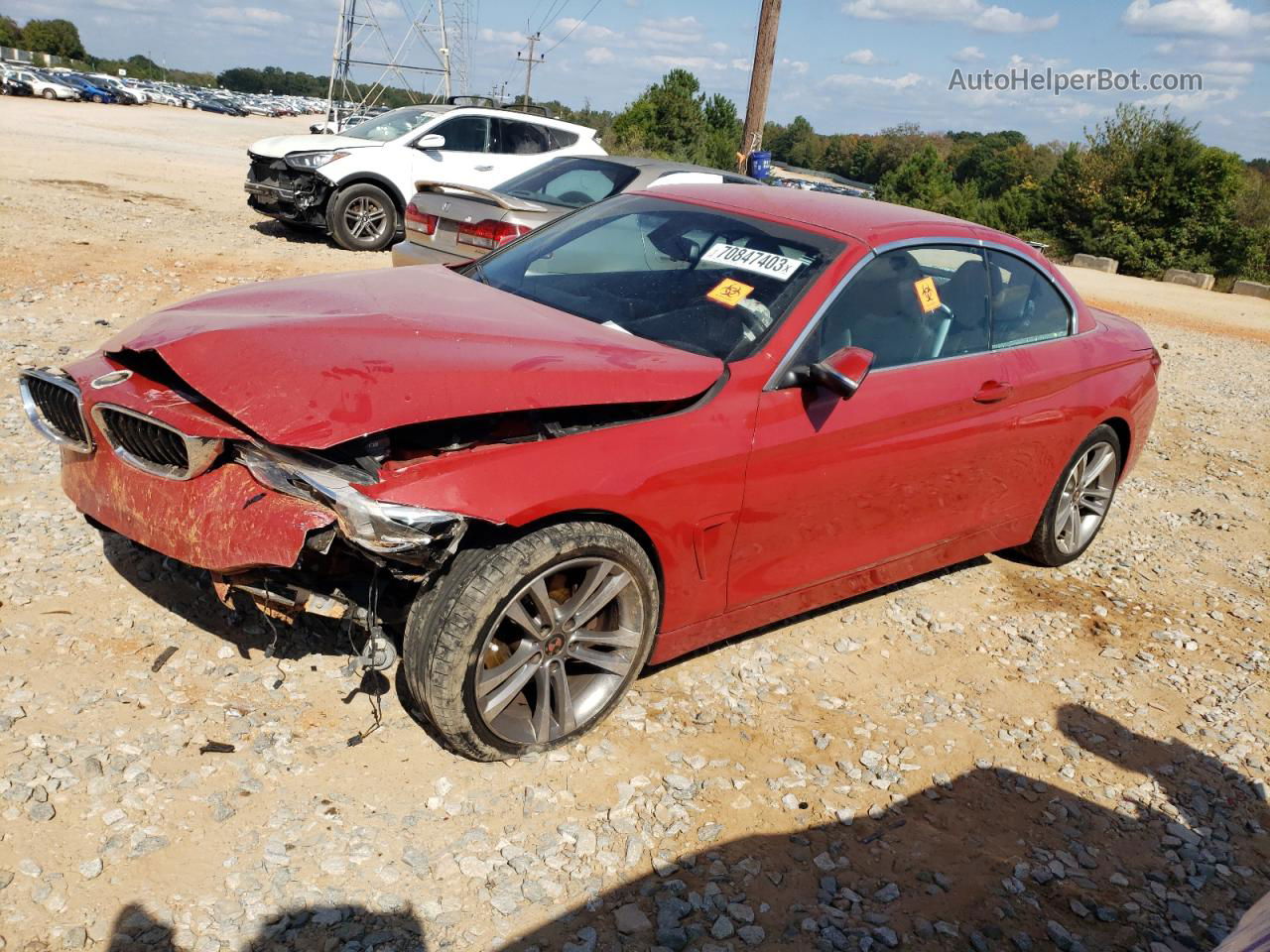 2018 Bmw 430xi  Red vin: WBA4Z3C52JEA32078