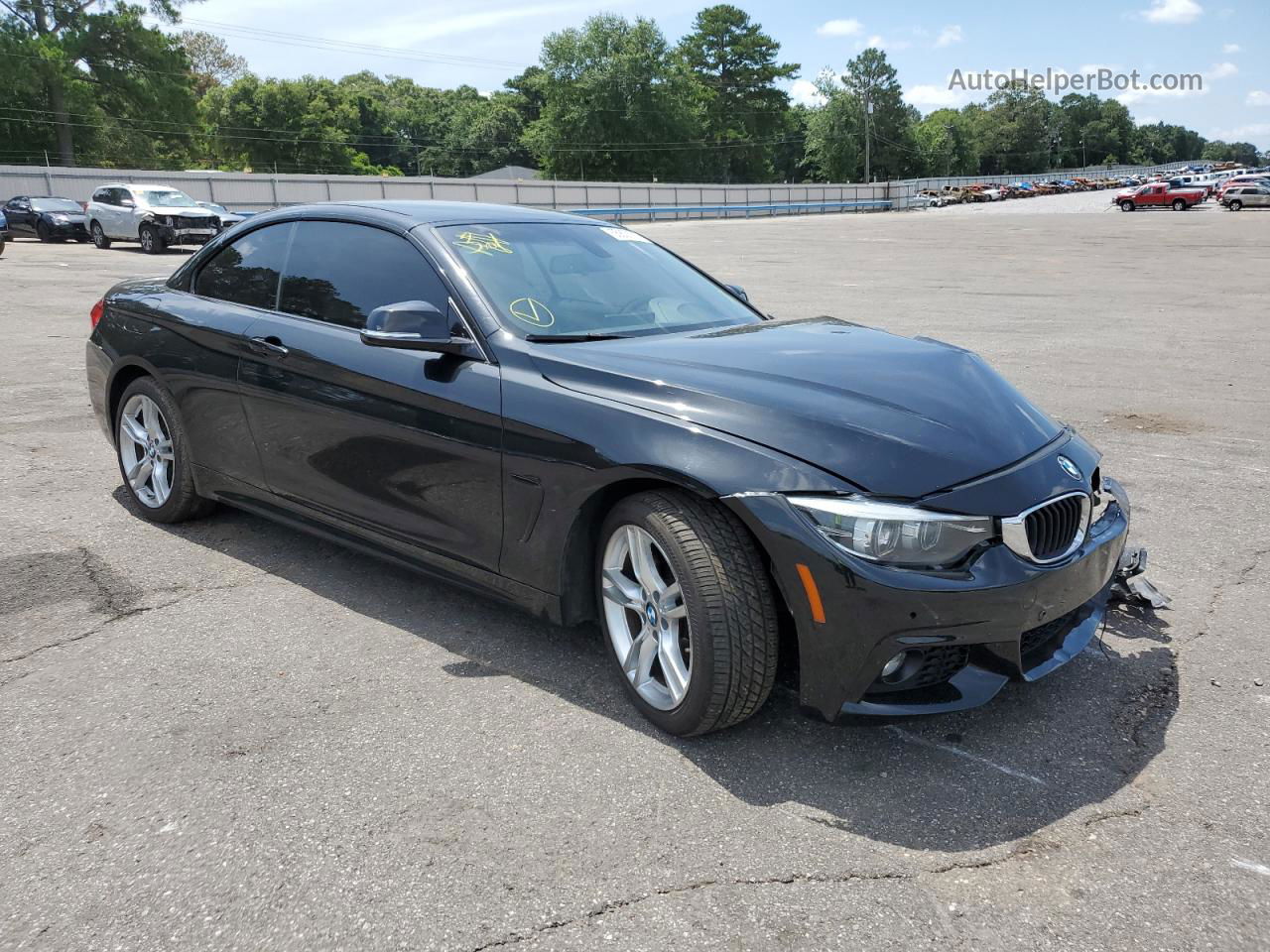 2018 Bmw 430xi  Черный vin: WBA4Z3C53JEA31747