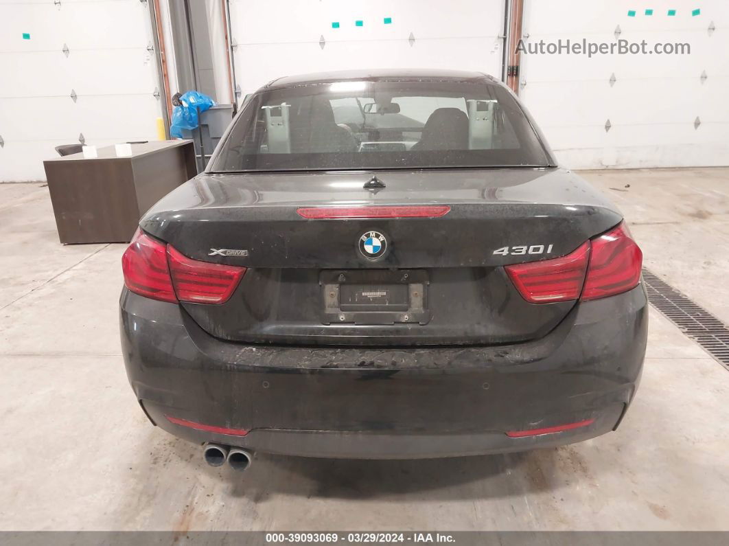 2018 Bmw 430i Xdrive Black vin: WBA4Z3C53JEC57531