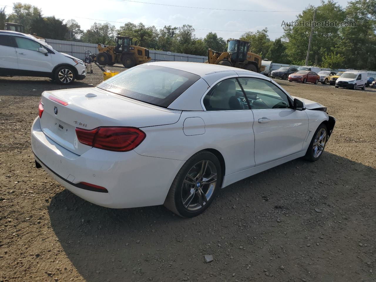 2018 Bmw 430xi  White vin: WBA4Z3C56JEC48788