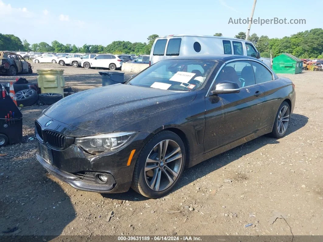 2018 Bmw 430i Xdrive Black vin: WBA4Z3C58JEC57301