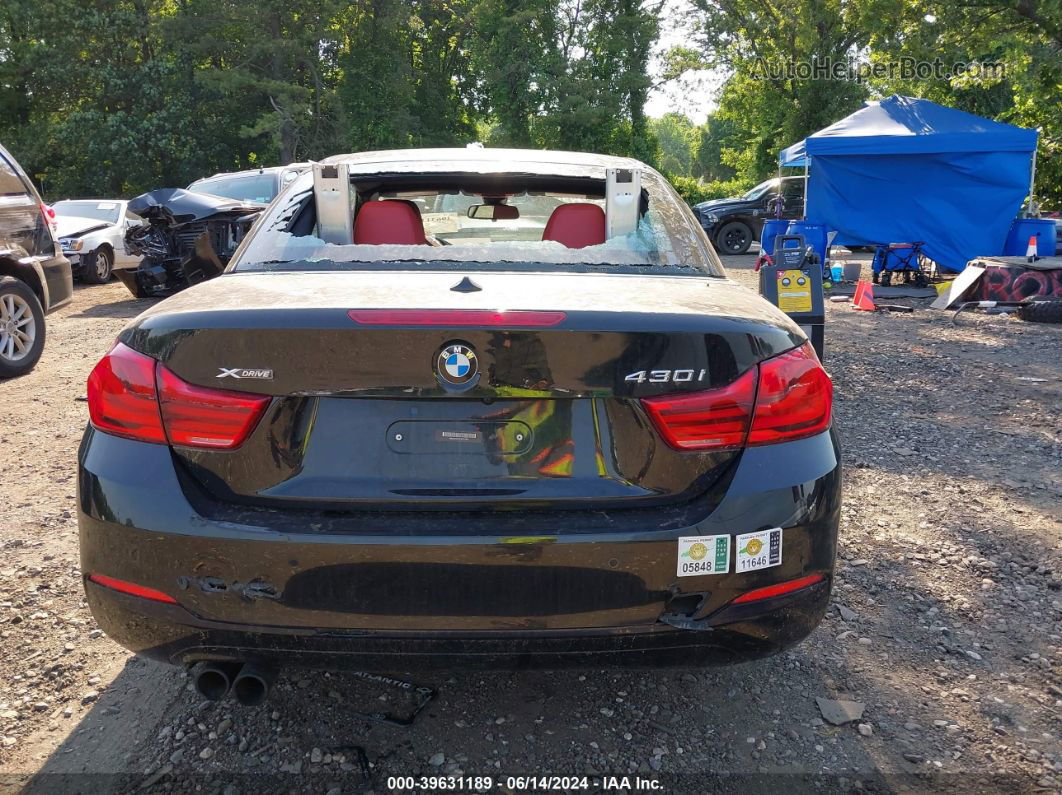 2018 Bmw 430i Xdrive Black vin: WBA4Z3C58JEC57301