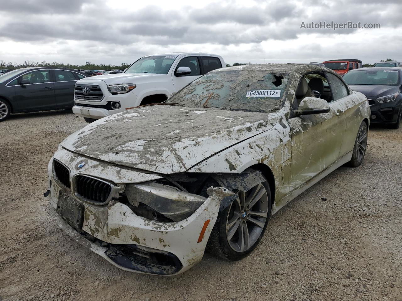 2018 Bmw 430xi  White vin: WBA4Z3C5XJEC47725