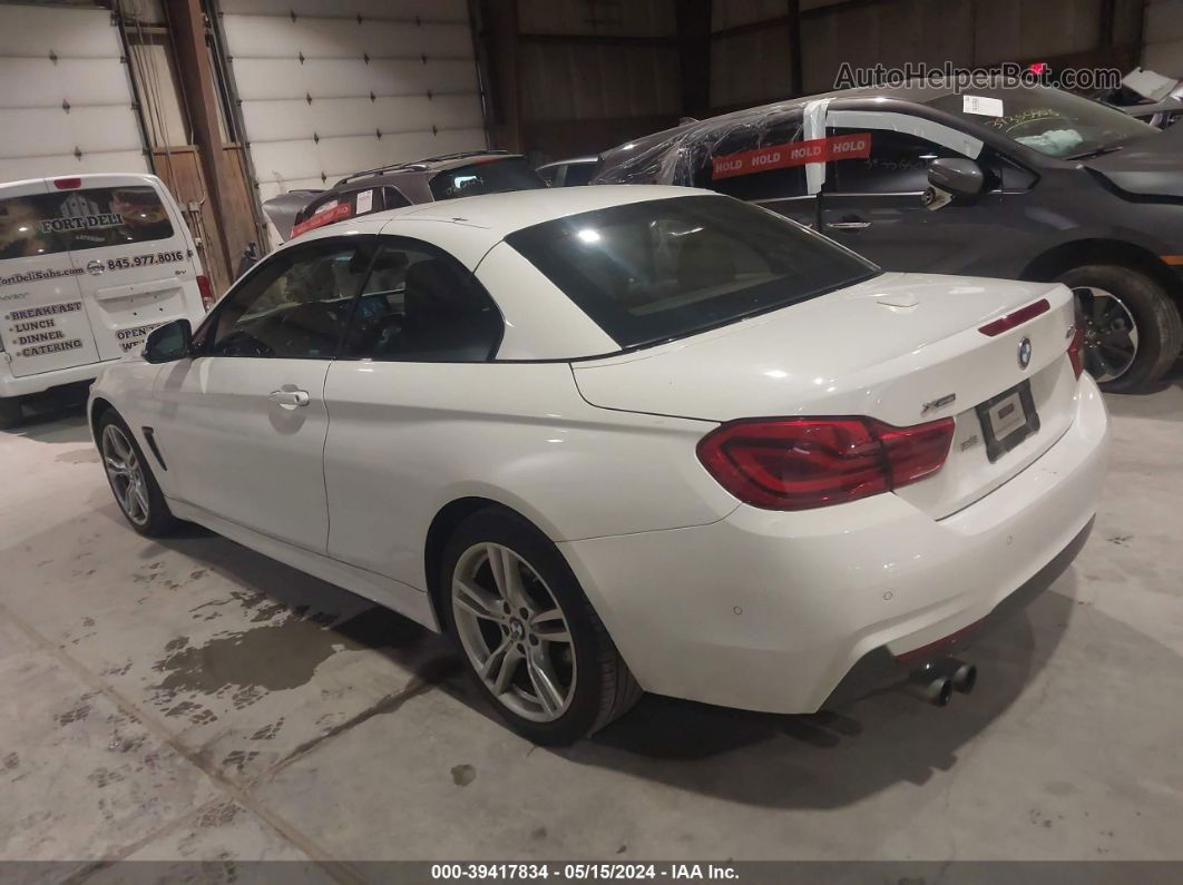 2018 Bmw 430i Xdrive White vin: WBA4Z3C5XJEC55971