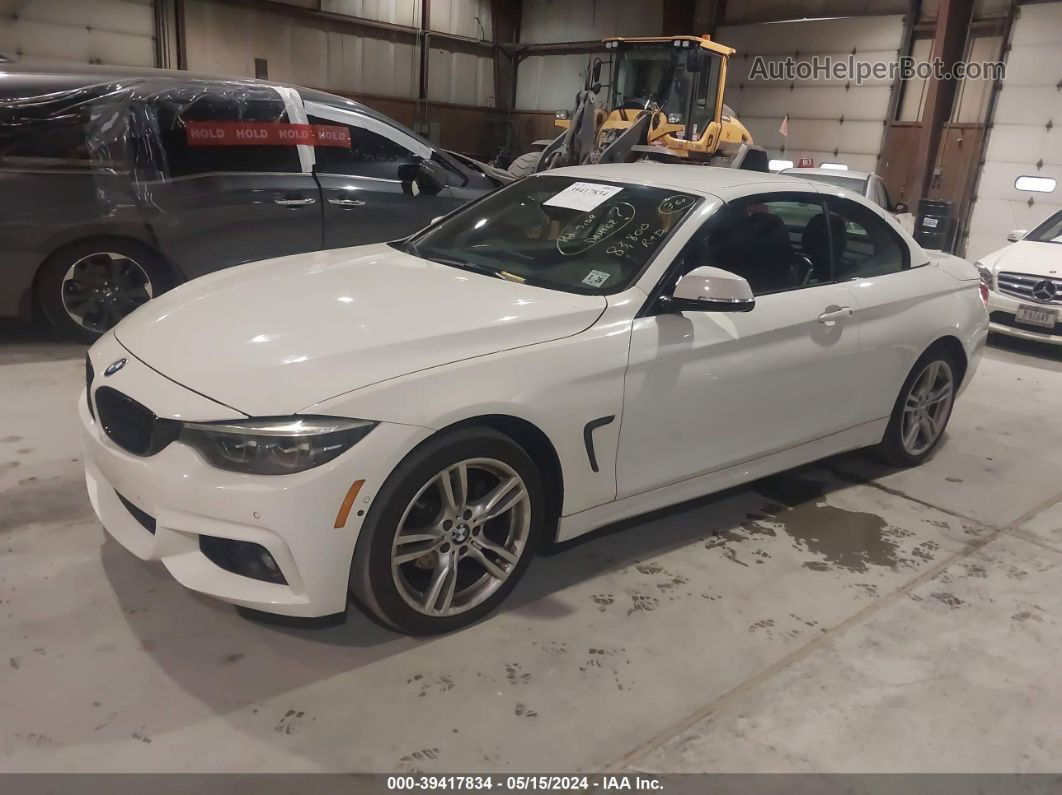 2018 Bmw 430i Xdrive White vin: WBA4Z3C5XJEC55971