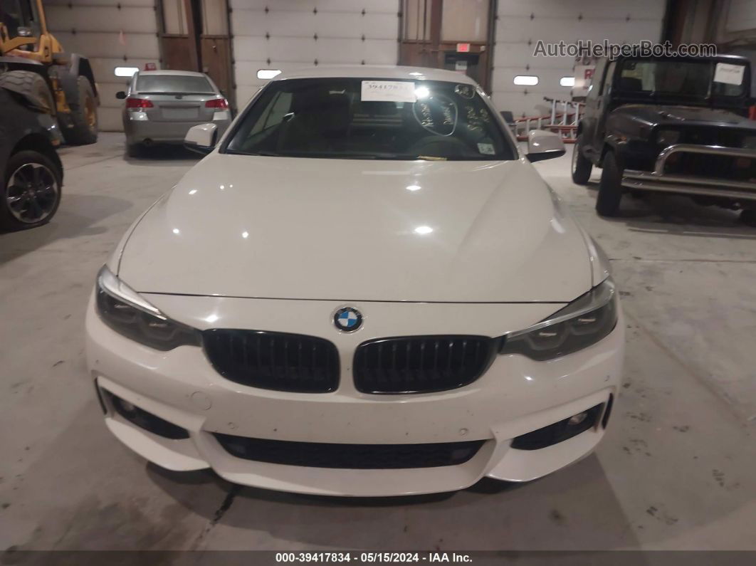 2018 Bmw 430i Xdrive White vin: WBA4Z3C5XJEC55971