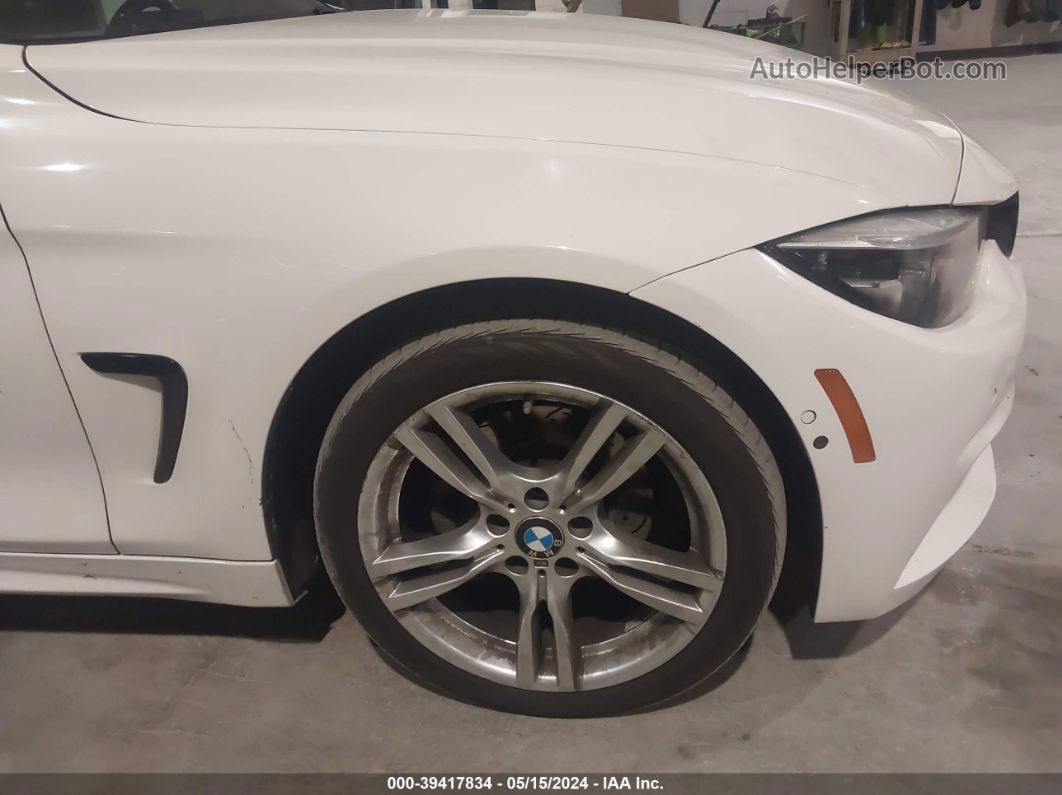 2018 Bmw 430i Xdrive White vin: WBA4Z3C5XJEC55971