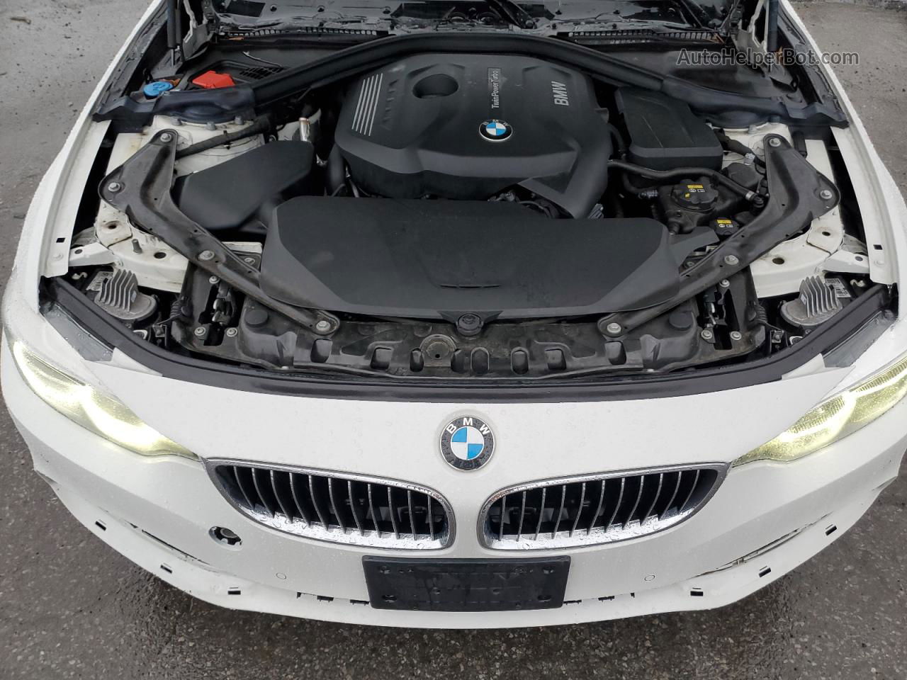 2018 Bmw 430xi  White vin: WBA4Z3C5XJEC57736