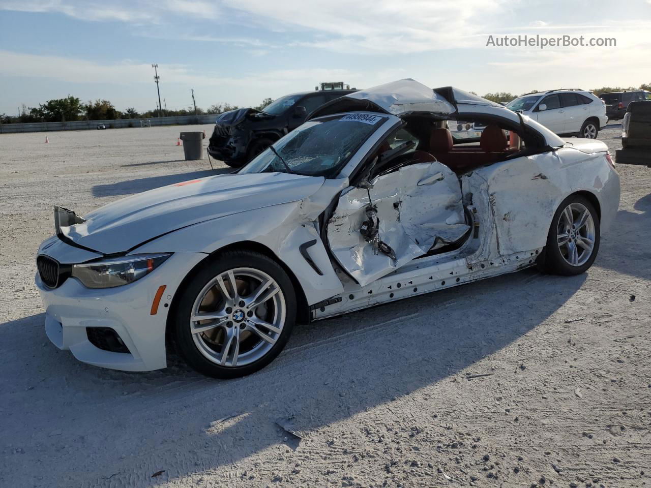 2020 Bmw 440i  White vin: WBA4Z5C04L5P09776