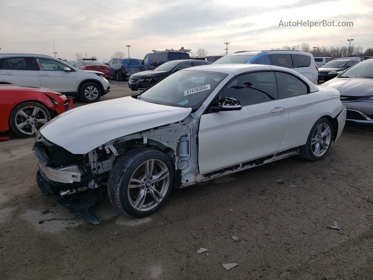 2018 Bmw 440i  White vin: WBA4Z5C50JEA32978