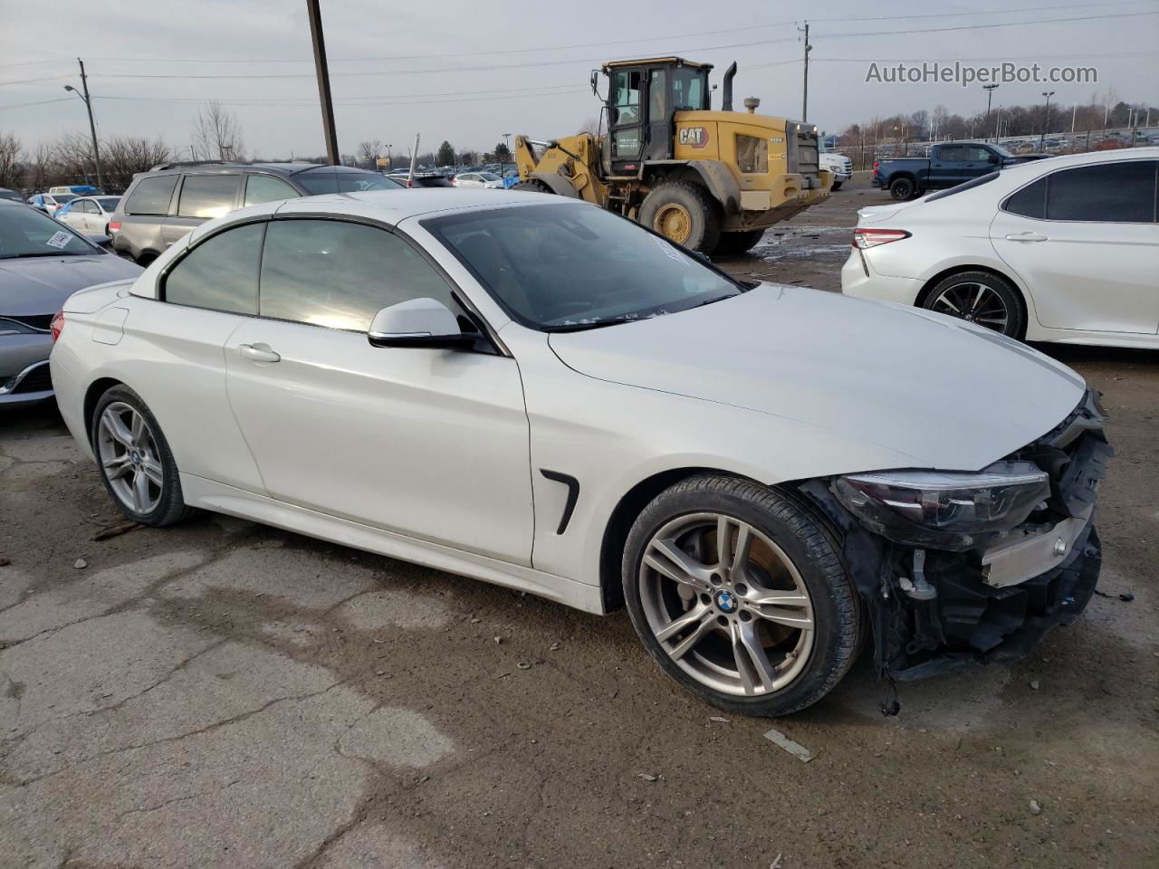 2018 Bmw 440i  White vin: WBA4Z5C50JEA32978