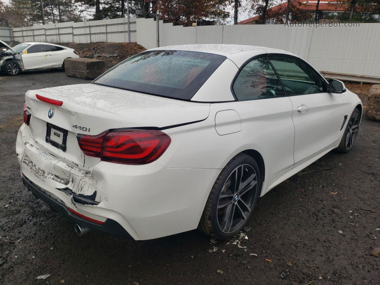 2020 Bmw 440xi  White vin: WBA4Z7C00L5P29793