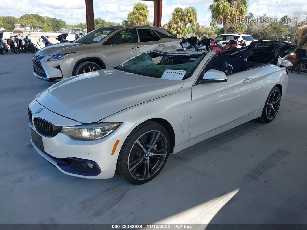 2020 Bmw 4 Series 440i Xdrive White vin: WBA4Z7C02L5N11760