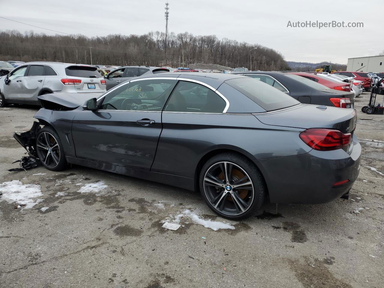 2020 Bmw 440xi  Gray vin: WBA4Z7C03L5N85446