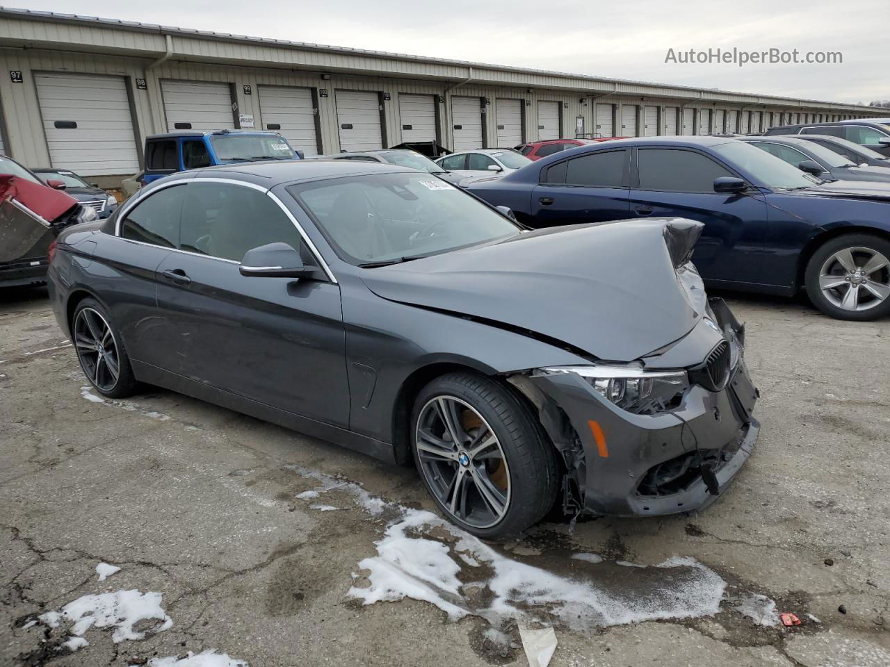 2020 Bmw 440xi  Gray vin: WBA4Z7C03L5N85446