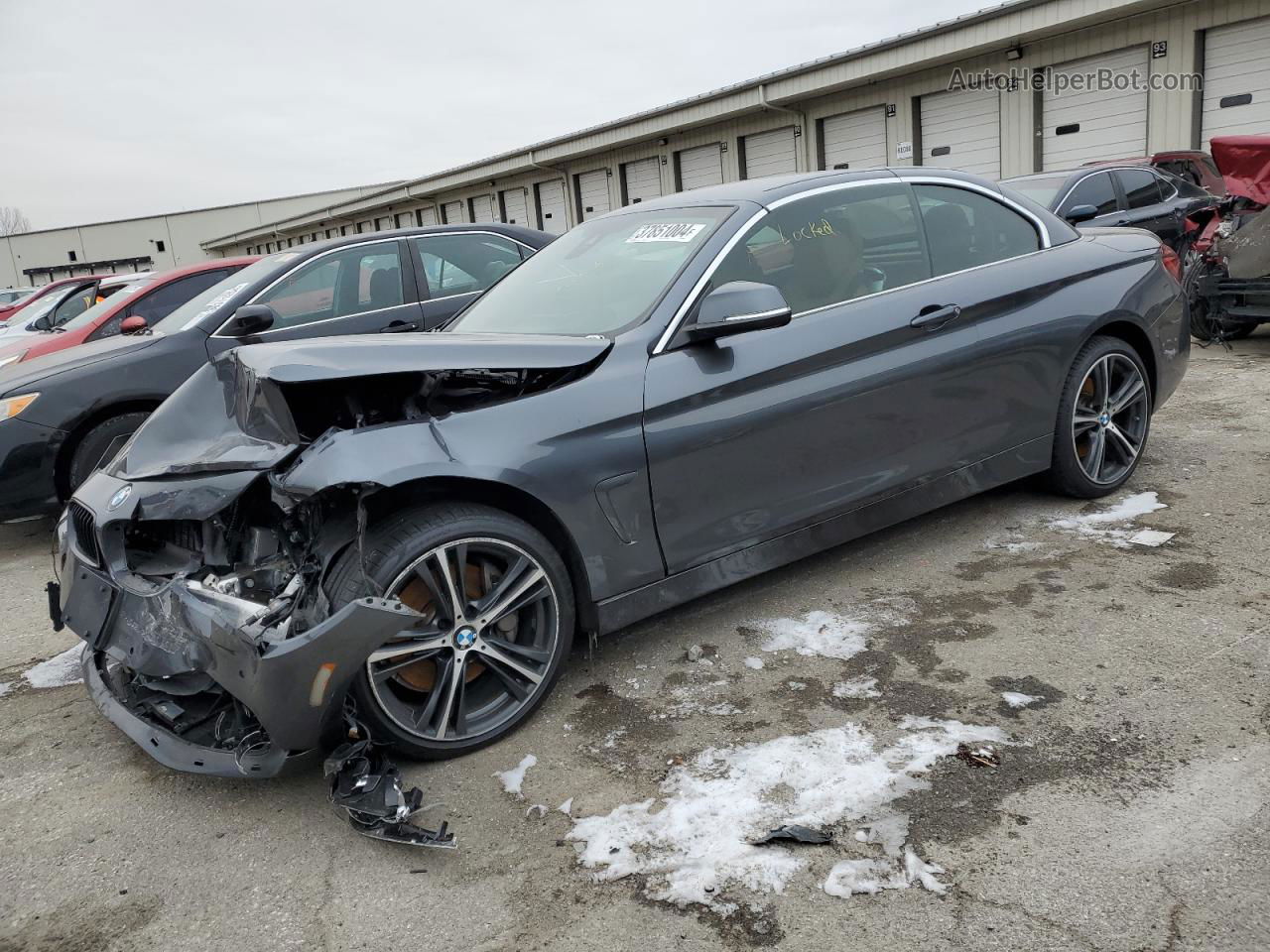 2020 Bmw 440xi  Gray vin: WBA4Z7C03L5N85446