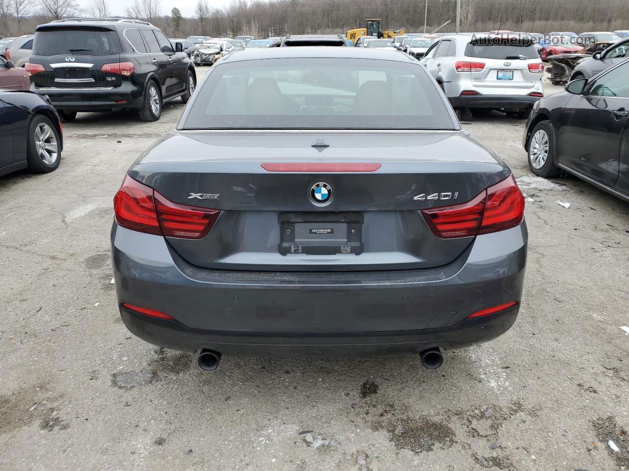 2020 Bmw 440xi  Gray vin: WBA4Z7C03L5N85446