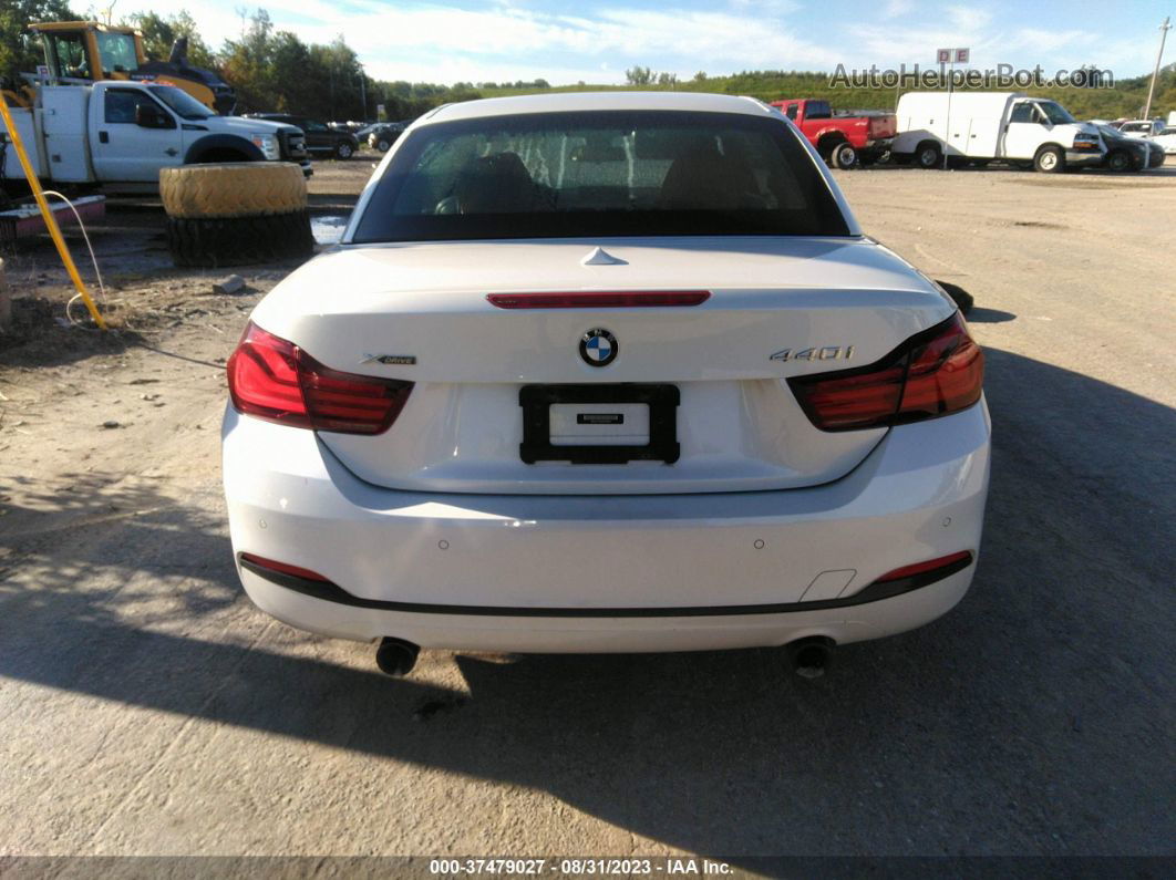 2020 Bmw 4 Series 440i Xdrive White vin: WBA4Z7C04L5R50040