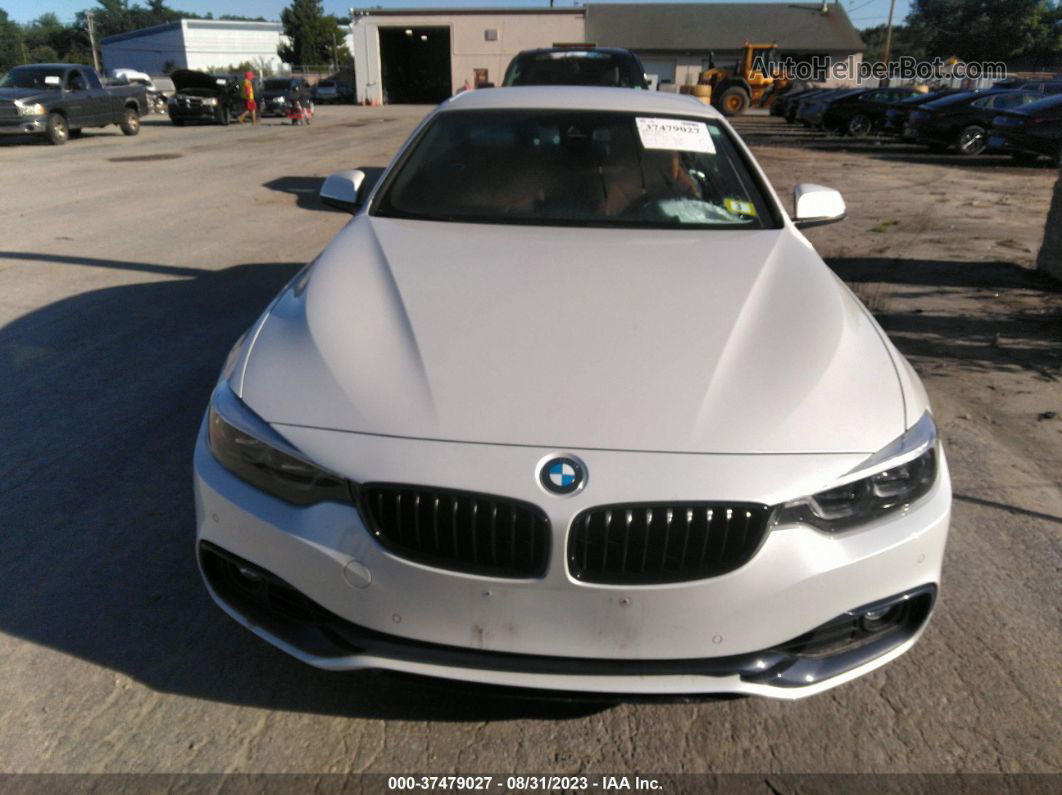 2020 Bmw 4 Series 440i Xdrive White vin: WBA4Z7C04L5R50040