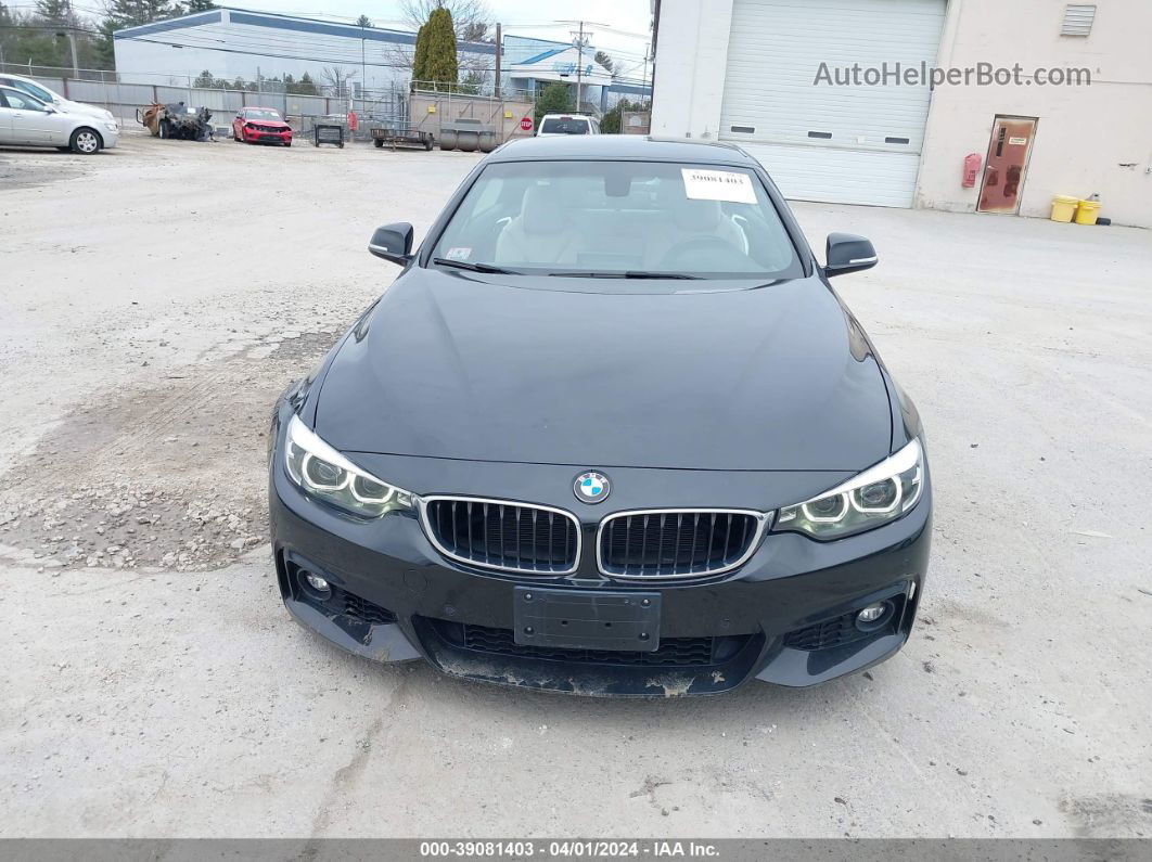 2018 Bmw 440i Xdrive Black vin: WBA4Z7C50JEA33513