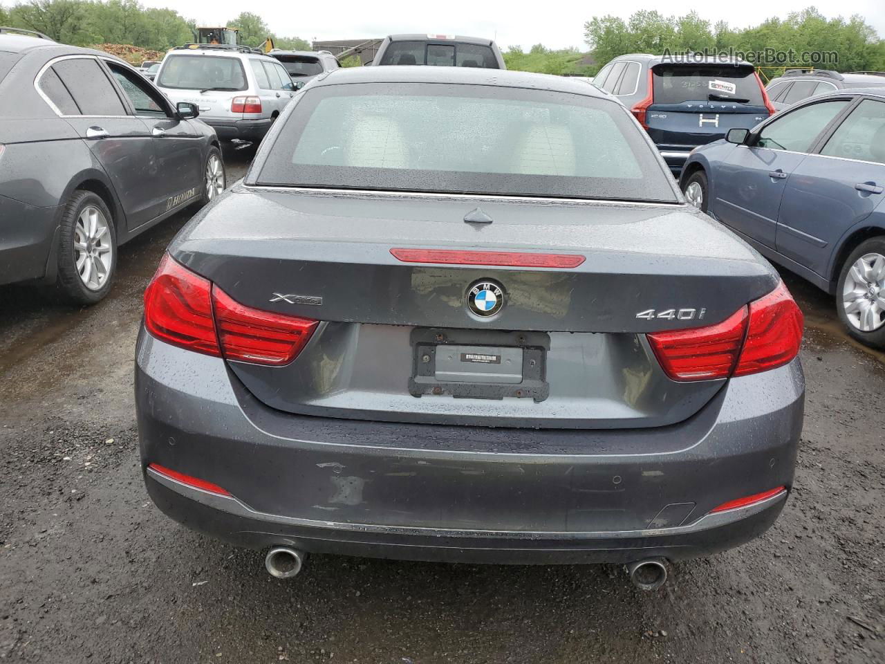 2018 Bmw 440xi  Gray vin: WBA4Z7C54JEA33255