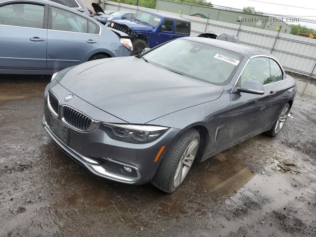 2018 Bmw 440xi  Gray vin: WBA4Z7C54JEA33255