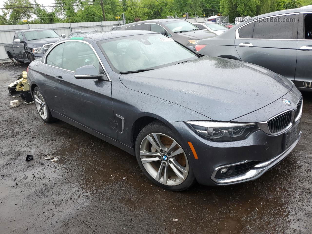 2018 Bmw 440xi  Gray vin: WBA4Z7C54JEA33255