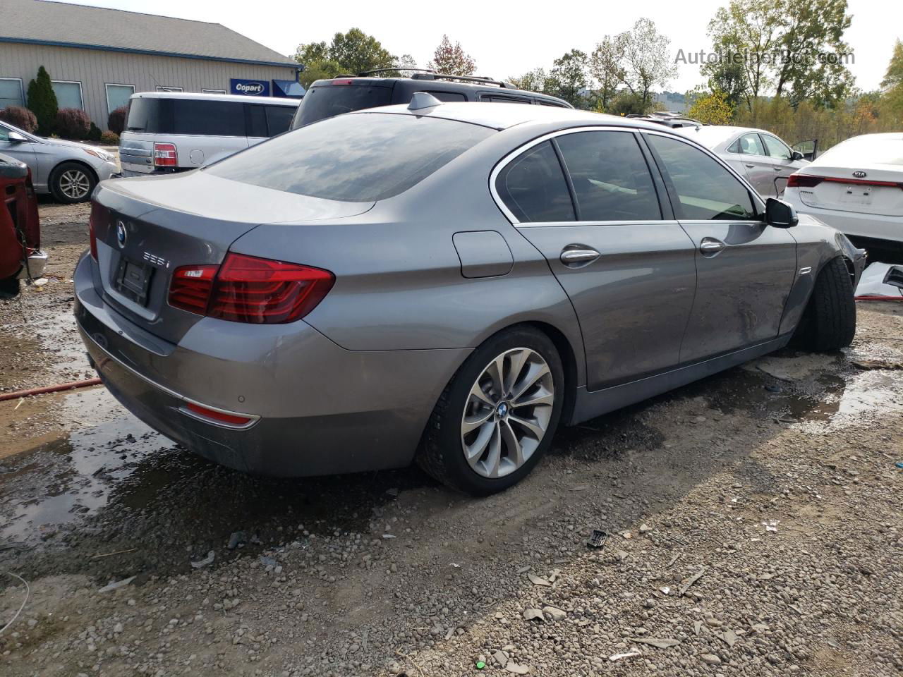 2014 Bmw 528 I Gray vin: WBA5A5C50ED501586