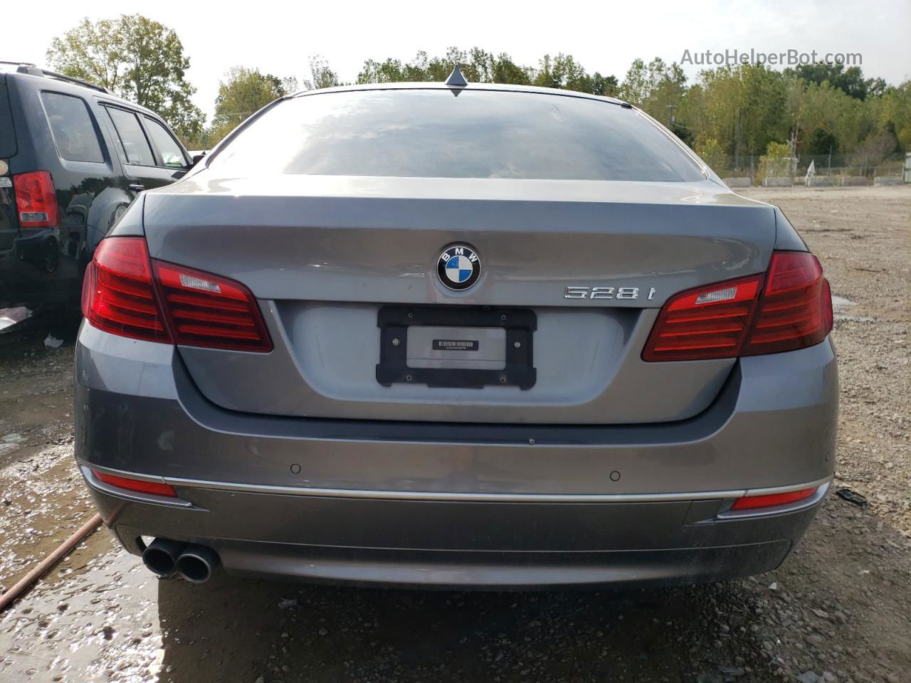 2014 Bmw 528 I Gray vin: WBA5A5C50ED501586