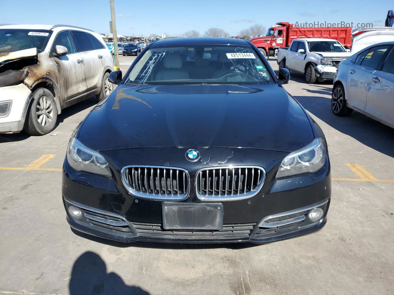 2014 Bmw 528 I Black vin: WBA5A5C50ED504732