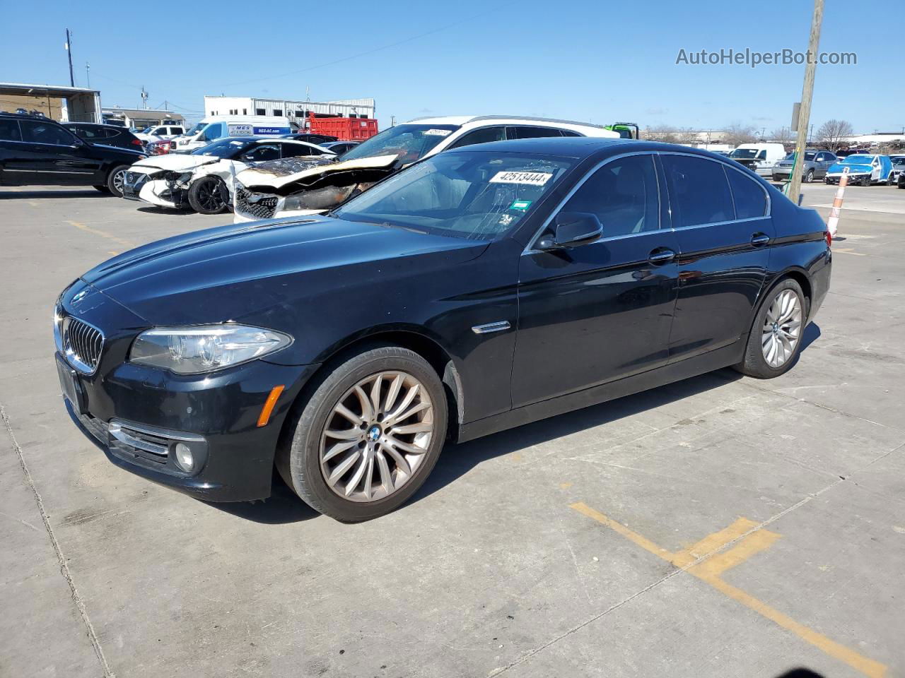 2014 Bmw 528 I Black vin: WBA5A5C50ED504732