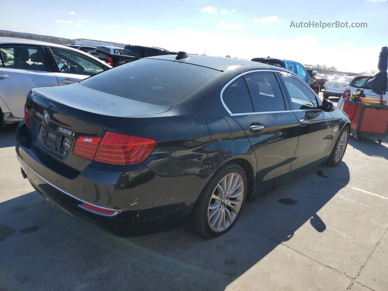 2014 Bmw 528 I Black vin: WBA5A5C50ED504732