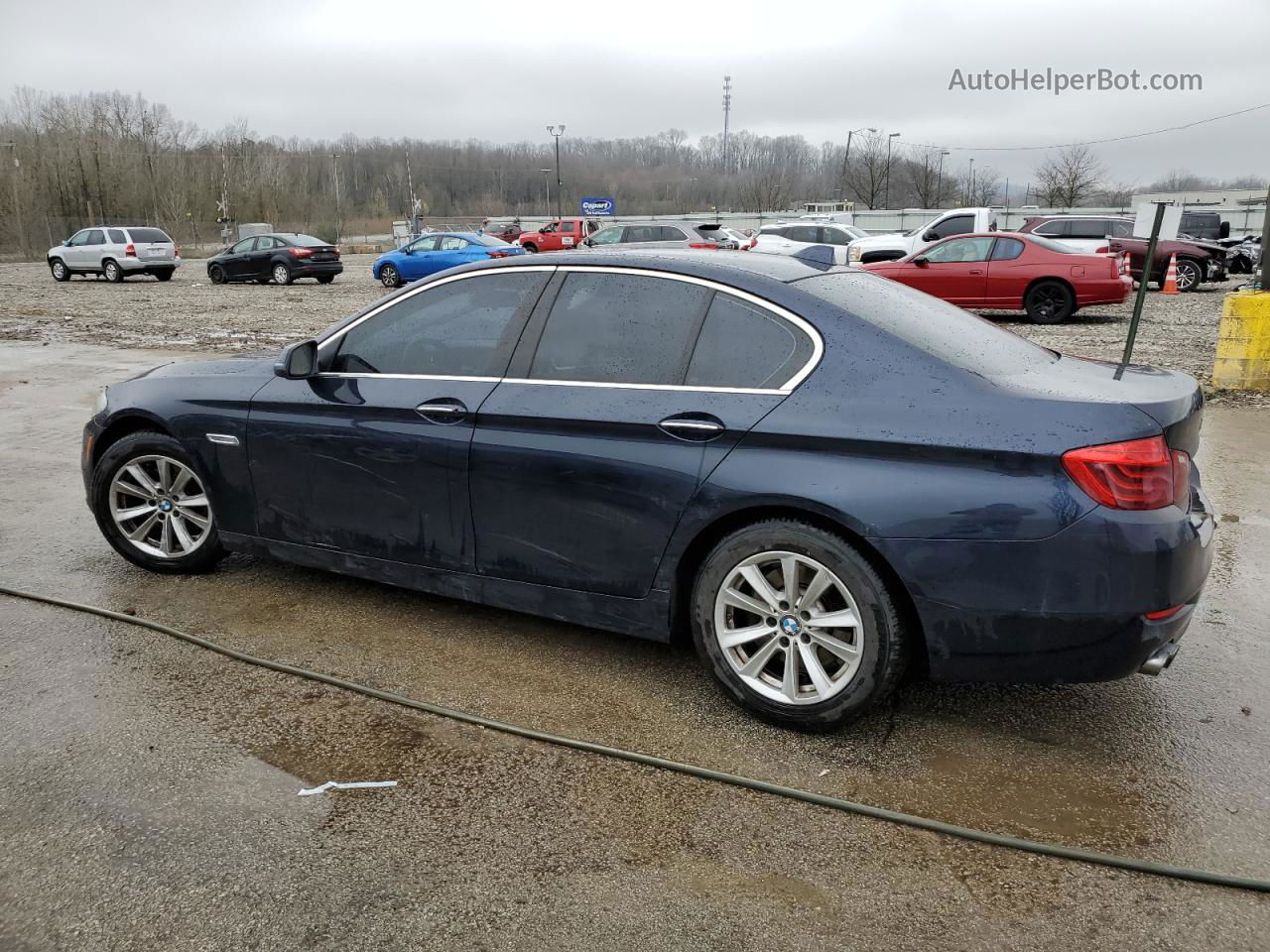 2014 Bmw 528 I Blue vin: WBA5A5C50ED507629