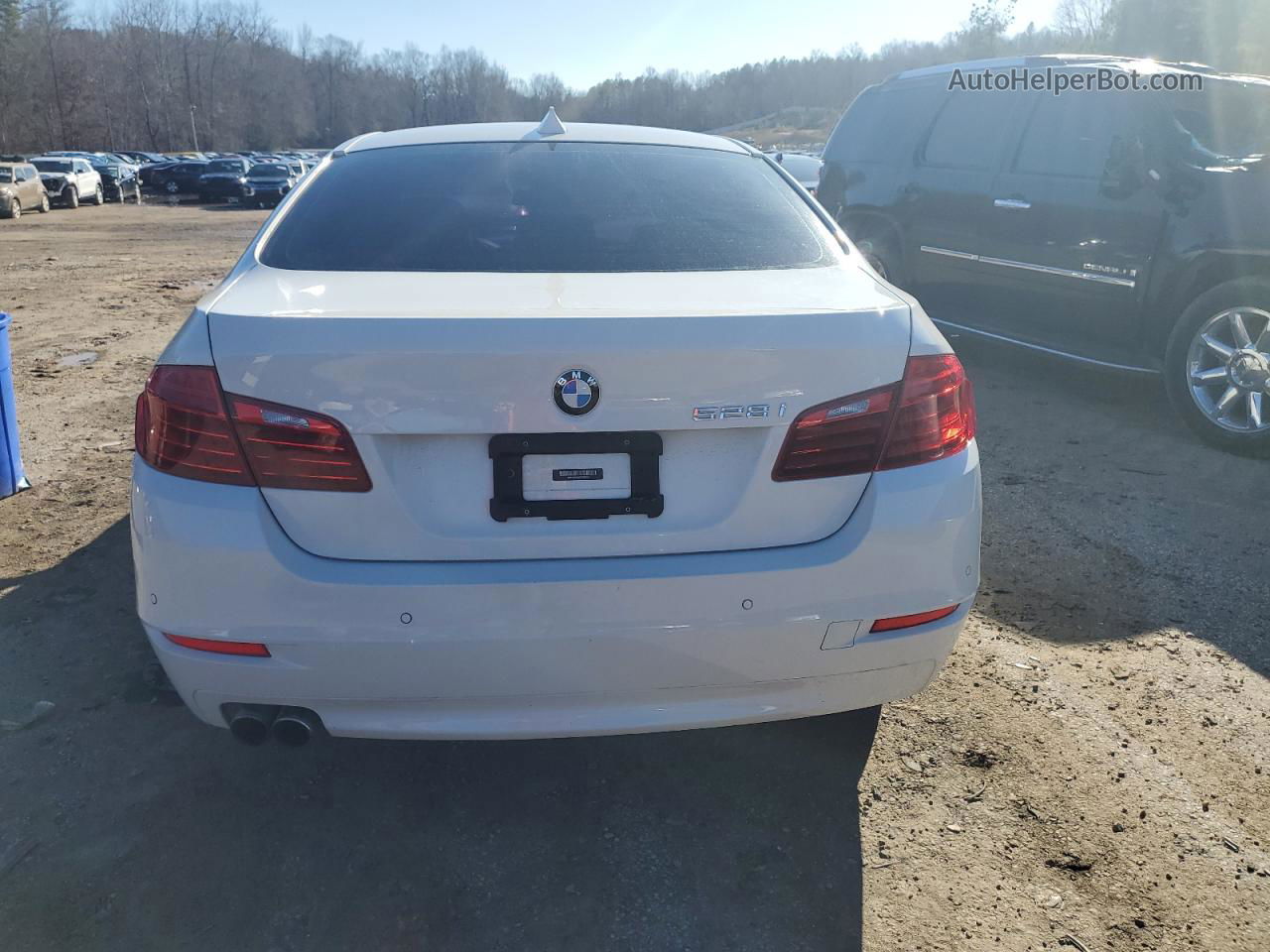 2014 Bmw 528 I White vin: WBA5A5C50ED508814