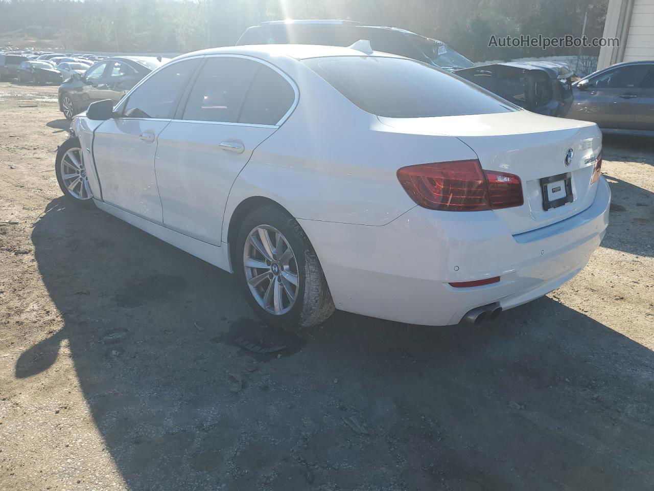 2014 Bmw 528 I White vin: WBA5A5C50ED508814