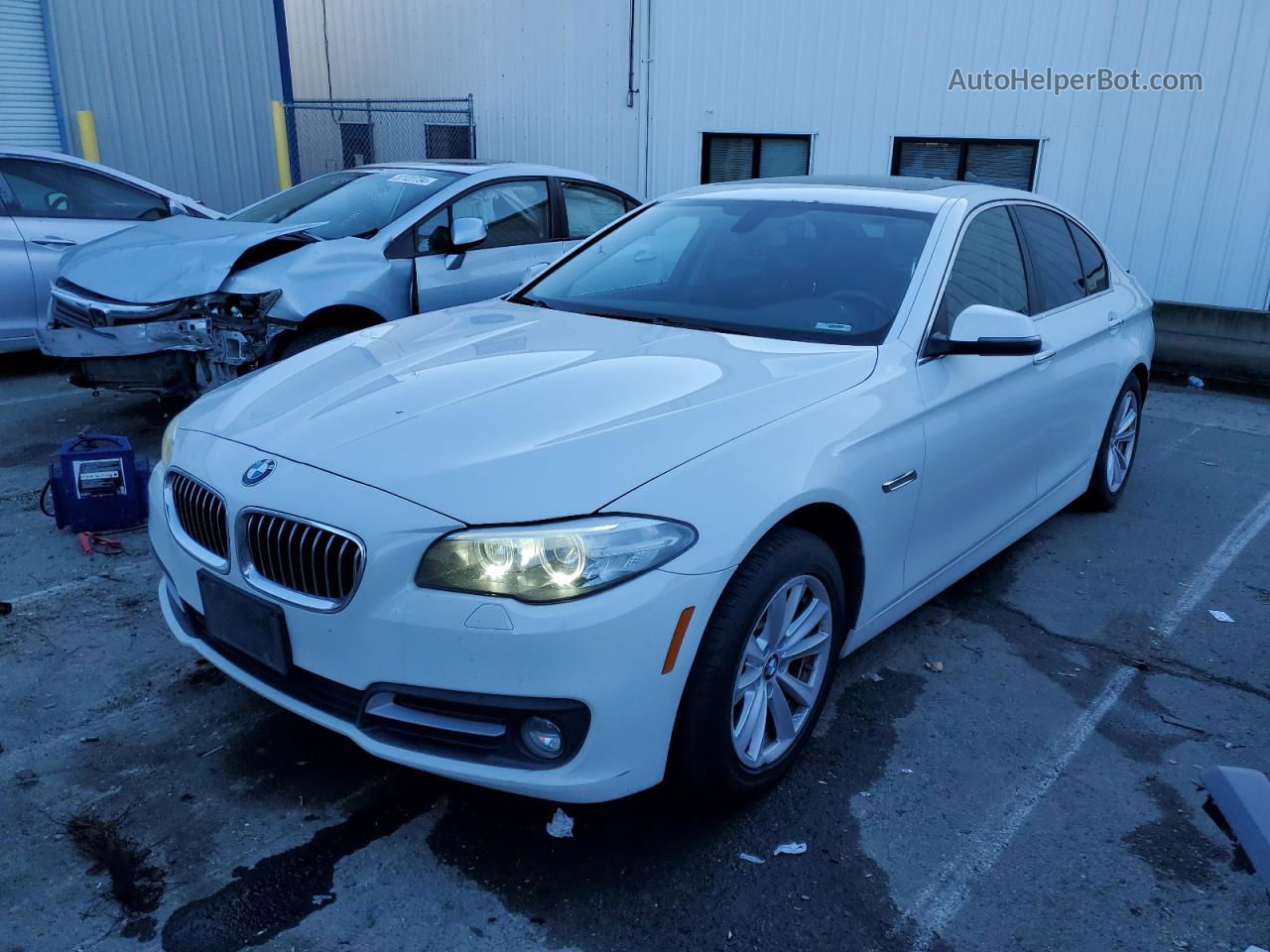 2016 Bmw 528 I White vin: WBA5A5C50GD527737