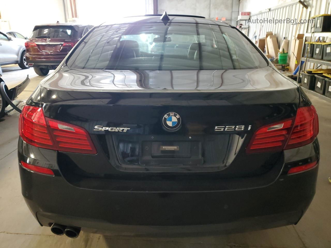 2016 Bmw 528 I Black vin: WBA5A5C50GD528998