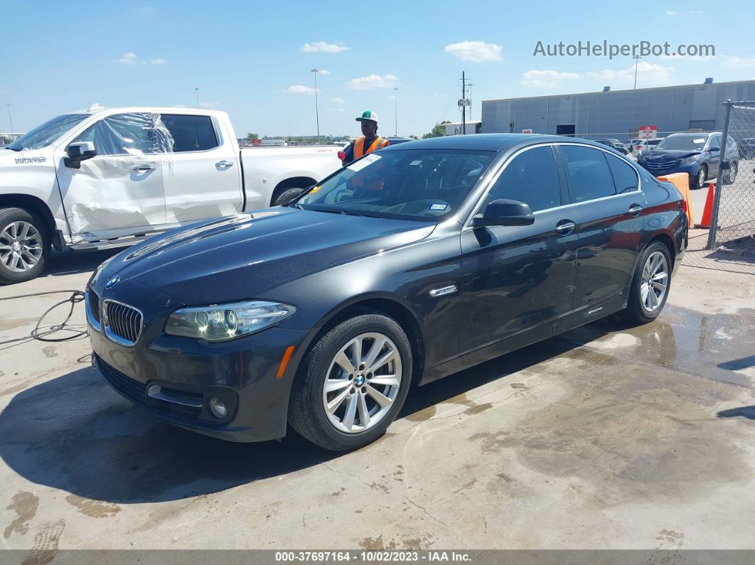 2016 Bmw 528i Gray vin: WBA5A5C50GG348466