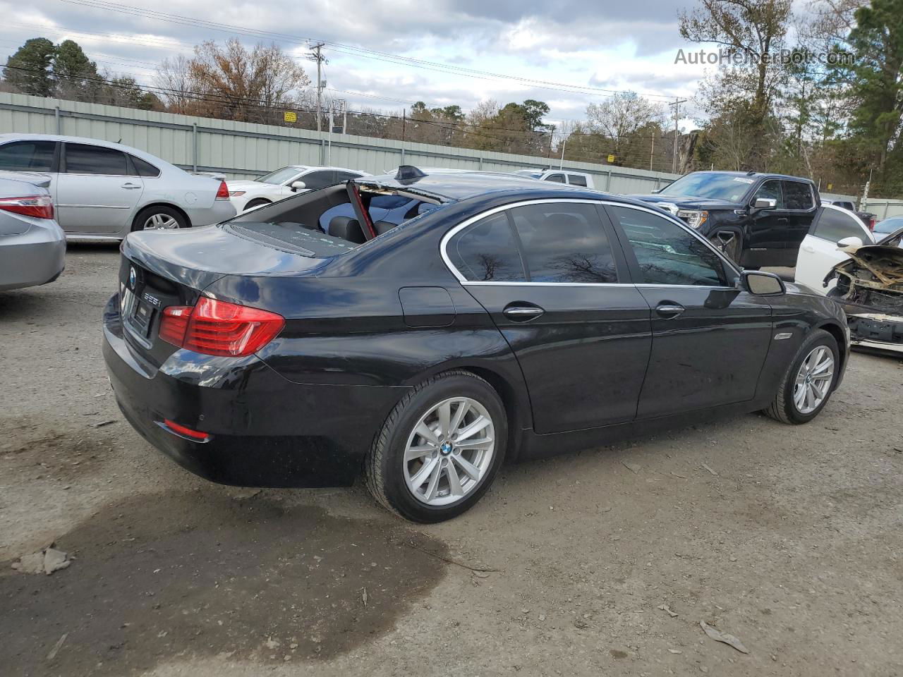 2016 Bmw 528 I Черный vin: WBA5A5C51GD528220