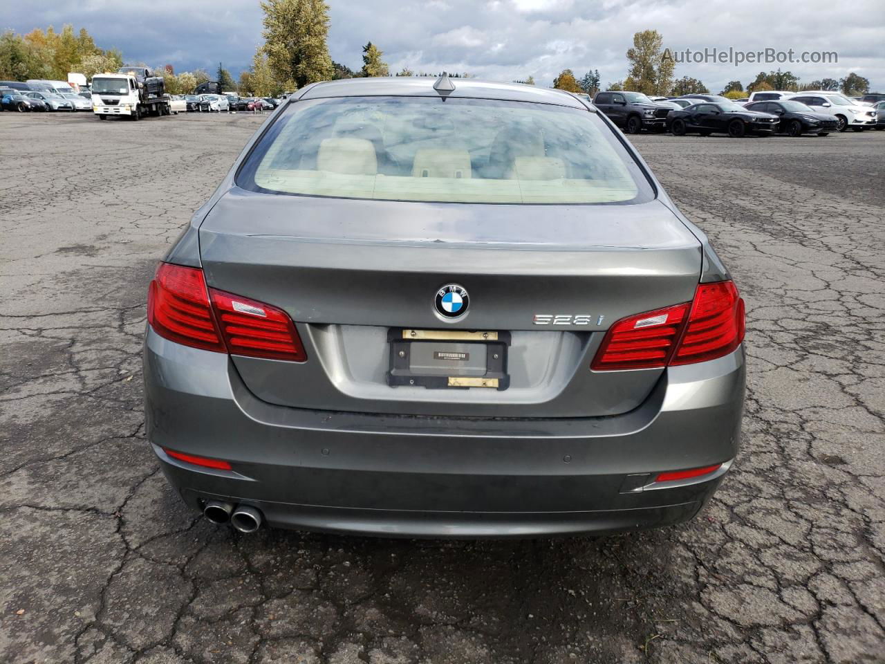 2014 Bmw 528 I Gray vin: WBA5A5C52ED507843