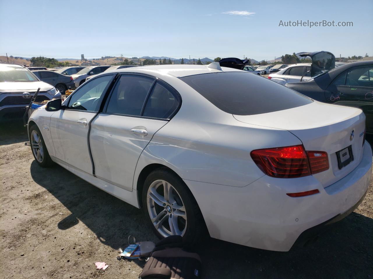 2016 Bmw 528 I White vin: WBA5A5C52GD529747