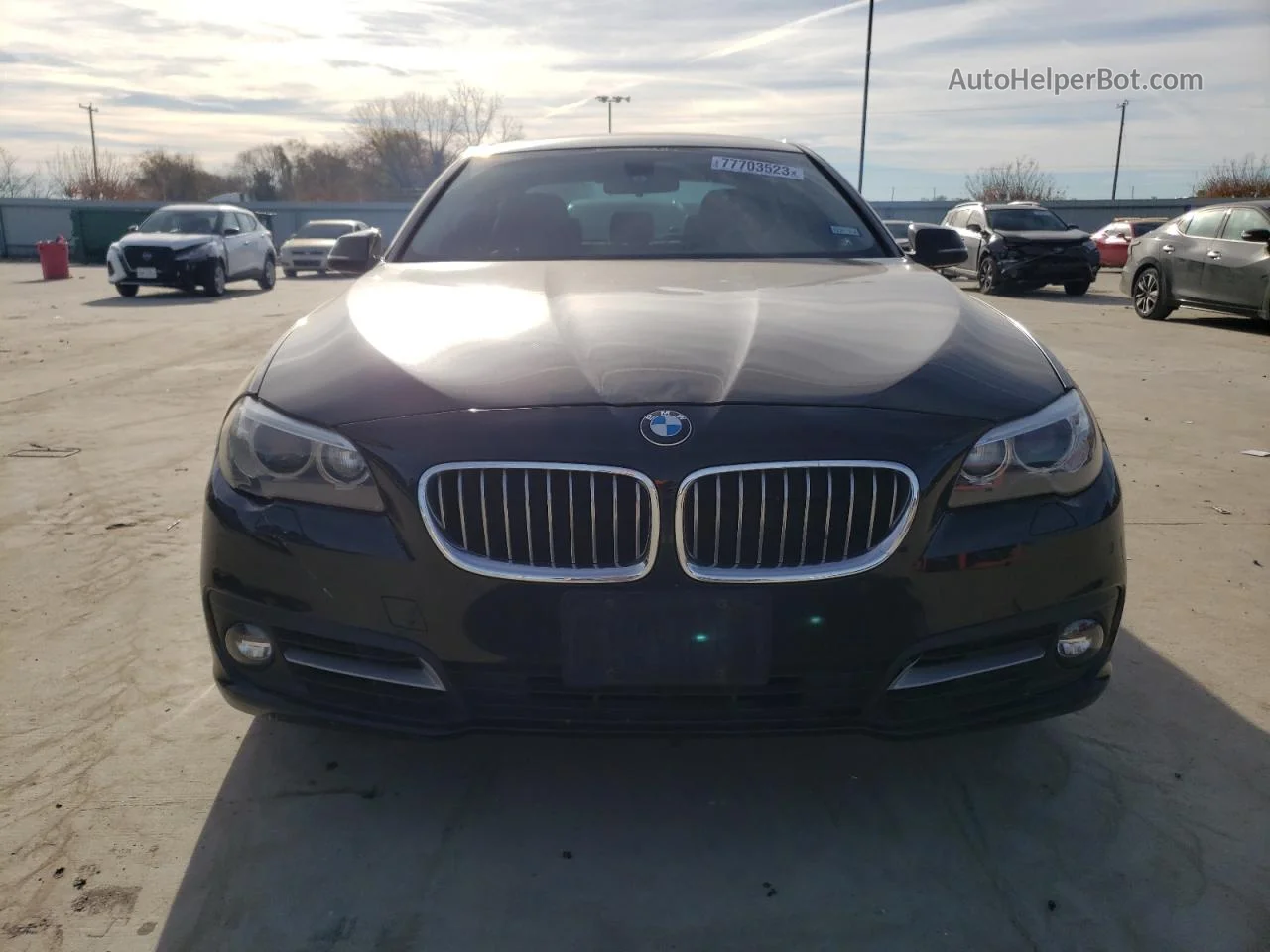 2016 Bmw 528 I Black vin: WBA5A5C52GG348291