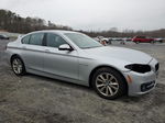 2016 Bmw 528 I Silver vin: WBA5A5C52GG352373