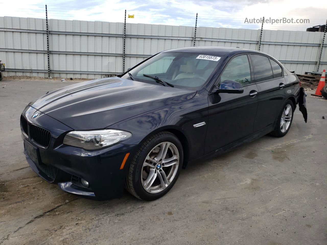 2016 Bmw 528 I Черный vin: WBA5A5C52GG352518