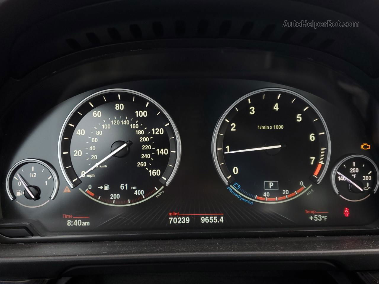 2016 Bmw 528 I Серый vin: WBA5A5C53GG347134