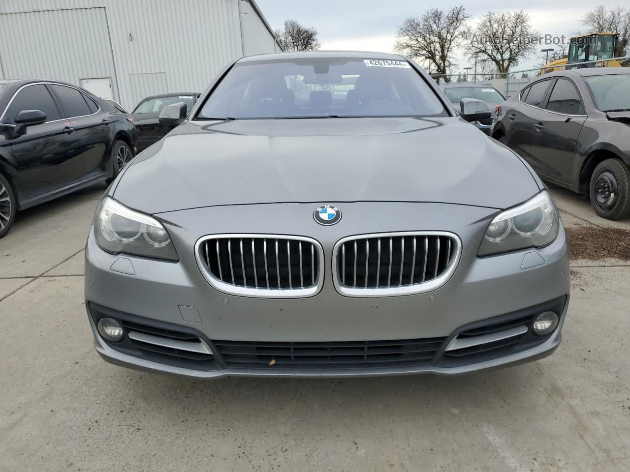 2016 Bmw 528 I Gray vin: WBA5A5C53GG347134